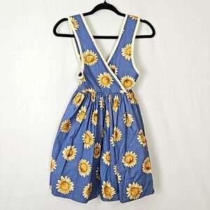 Mimos Design Girls Floral Sunflowers Cotton Sundress Size 4